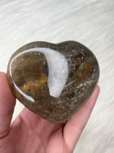 Load image into Gallery viewer, Large Black Moonstone Heart
