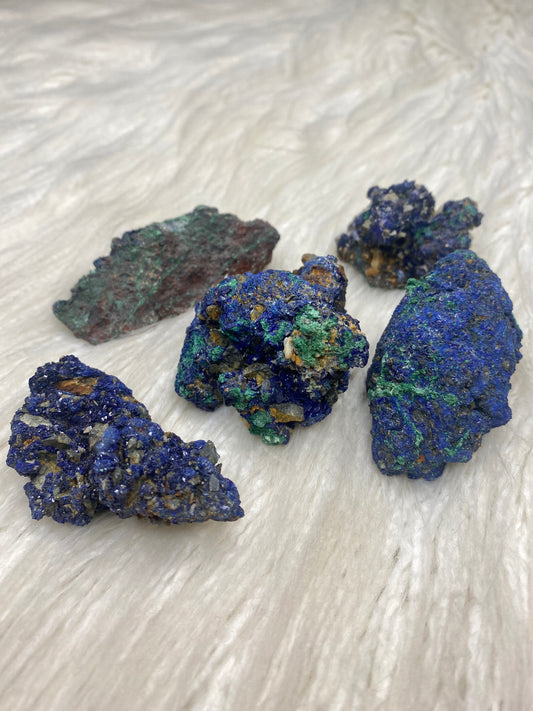 Azurite and Malachite Rough Specimen