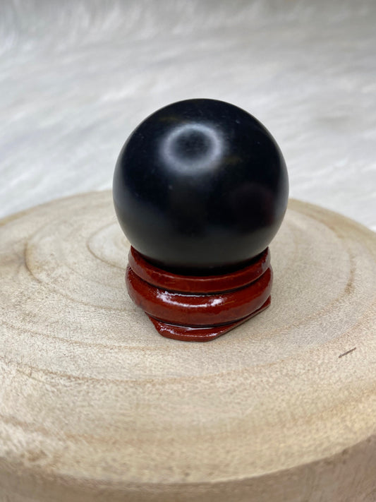 Black Agate Sphere