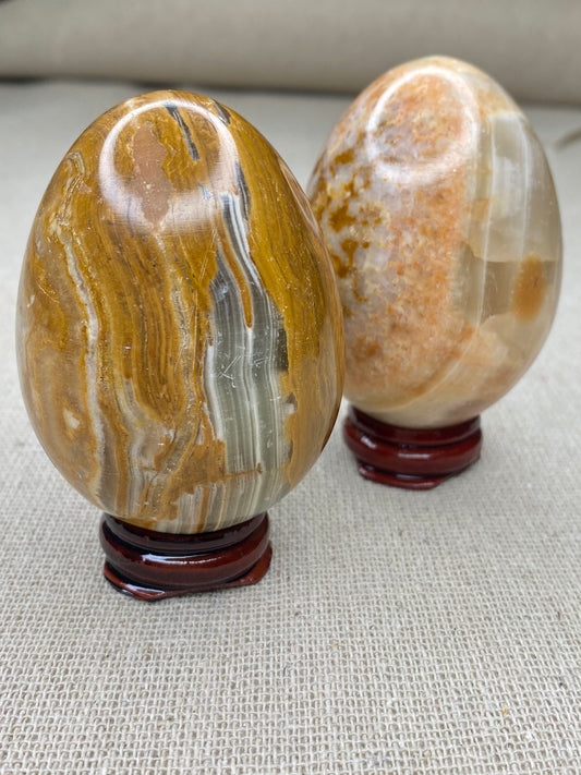 Large Green Onyx Egg
