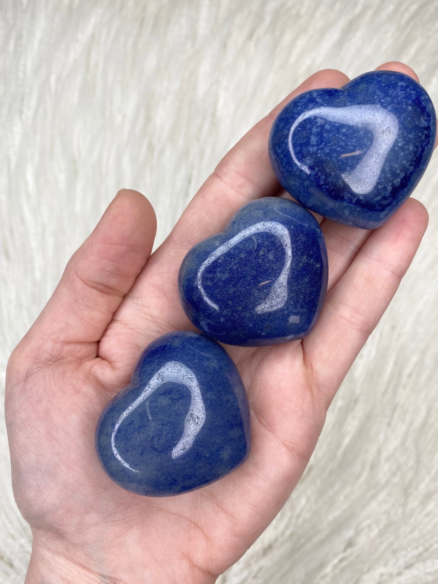 Sodalite Puffy Heart