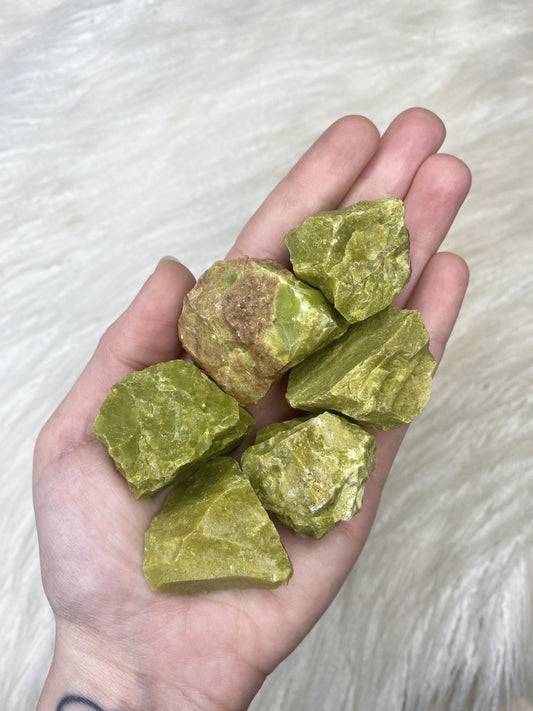 Green Opal Rough Chunk