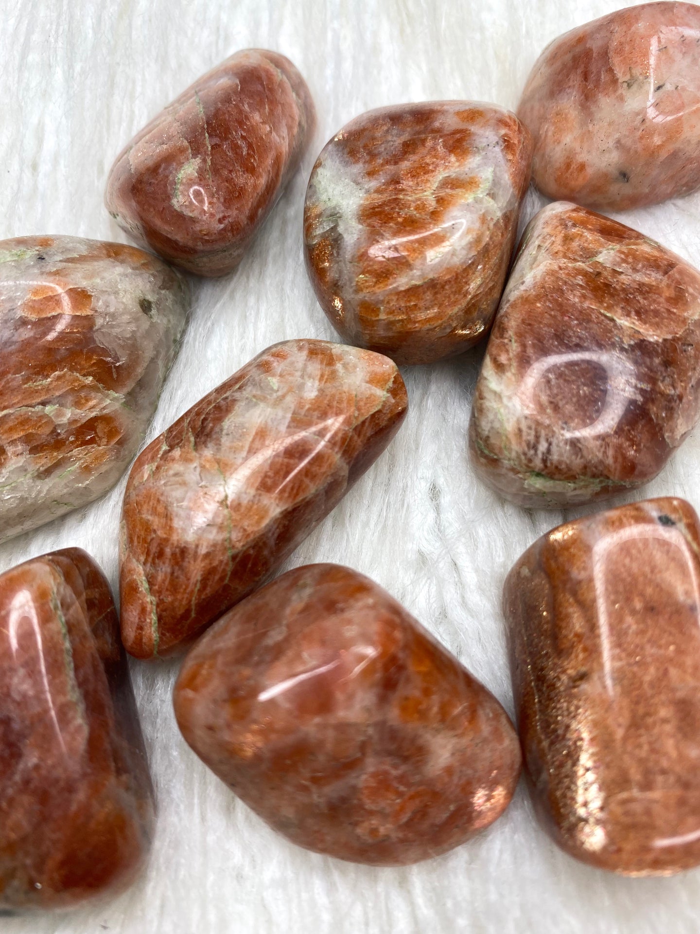 Sunstone Large Tumbled Stone