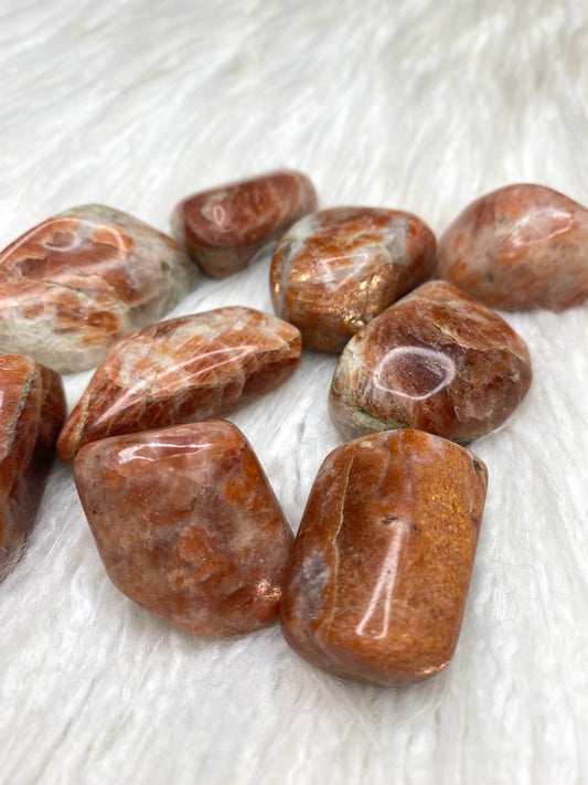 Sunstone Large Tumbled Stone
