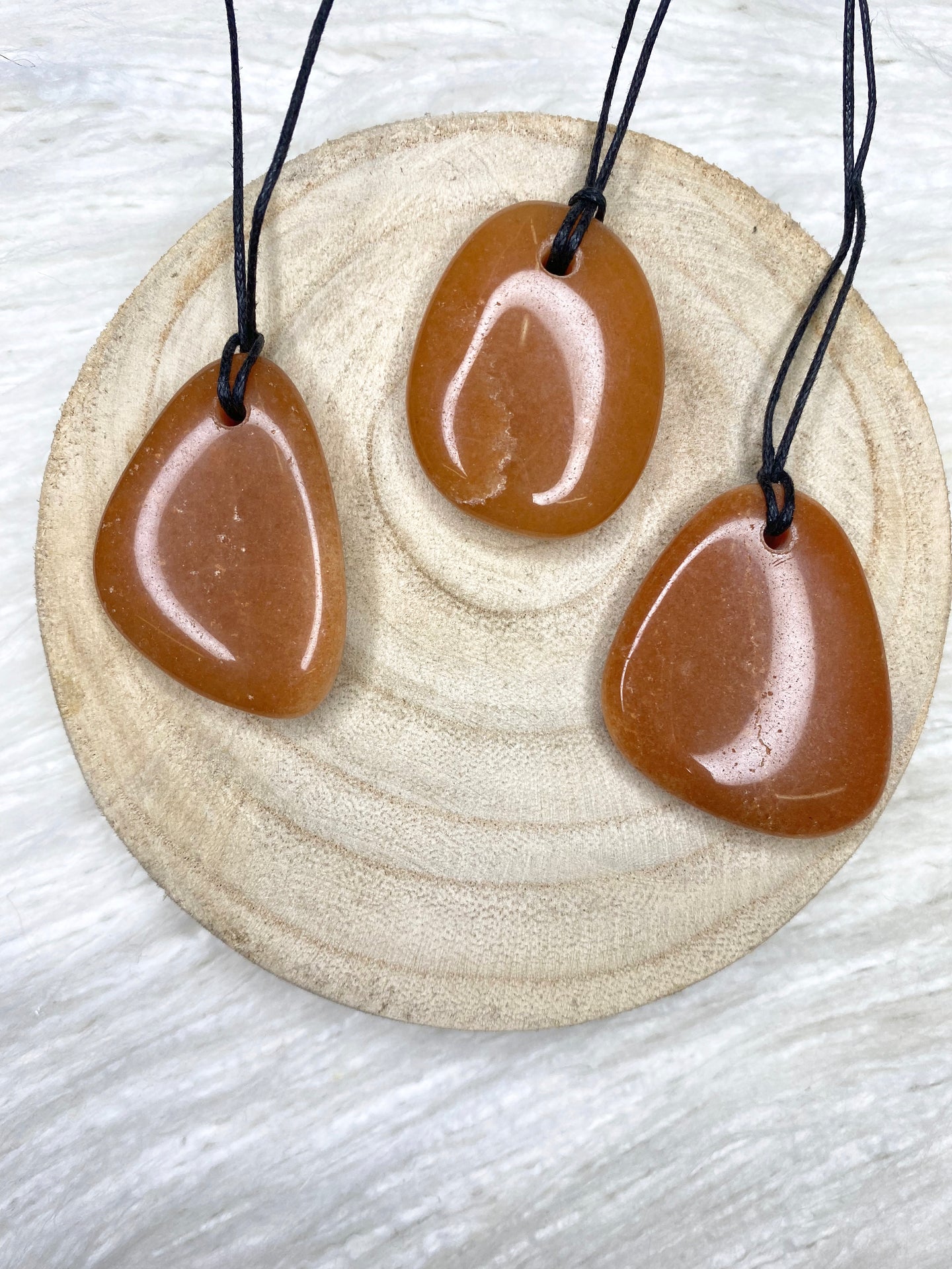 Red Aventurine Freeform Necklace