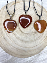 Load image into Gallery viewer, Carnelian Small Heart Necklace
