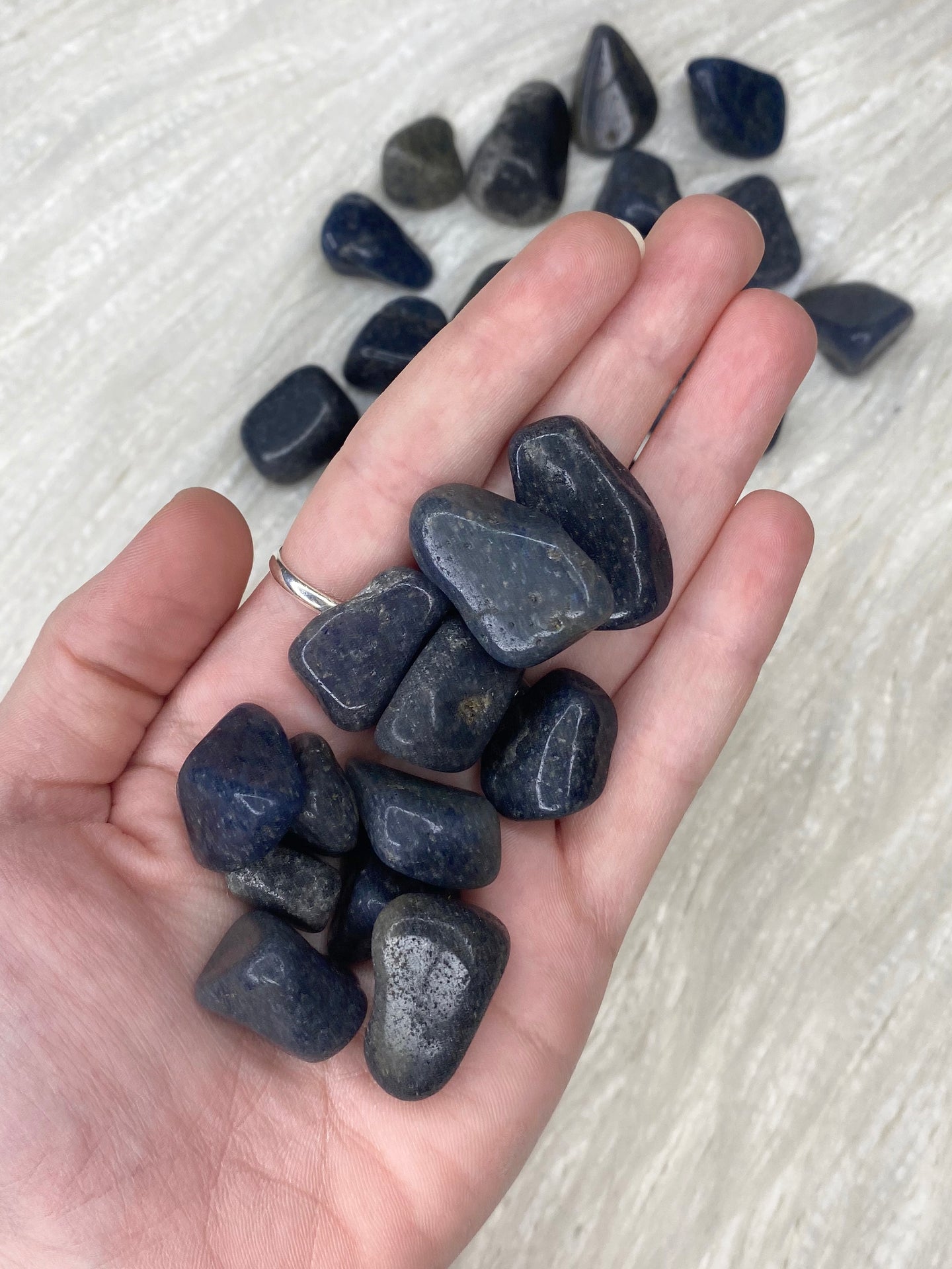 Lazulite Tumbled Stone