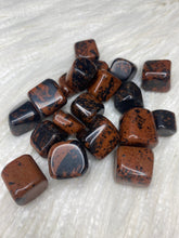 Load image into Gallery viewer, Mahogany Obsidian Tumbled Stone
