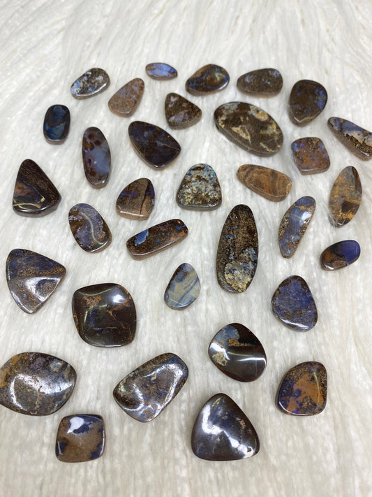 Boulder Opal Cabochon - Drilled