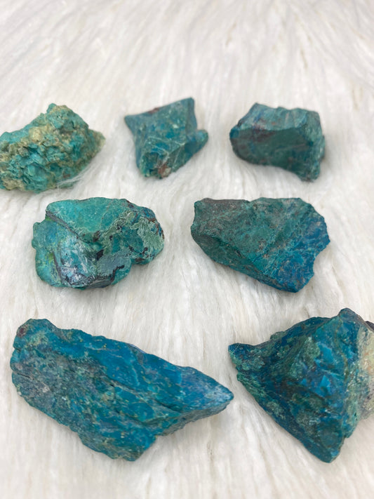 Malachite and Chrysocolla Rough Chunk