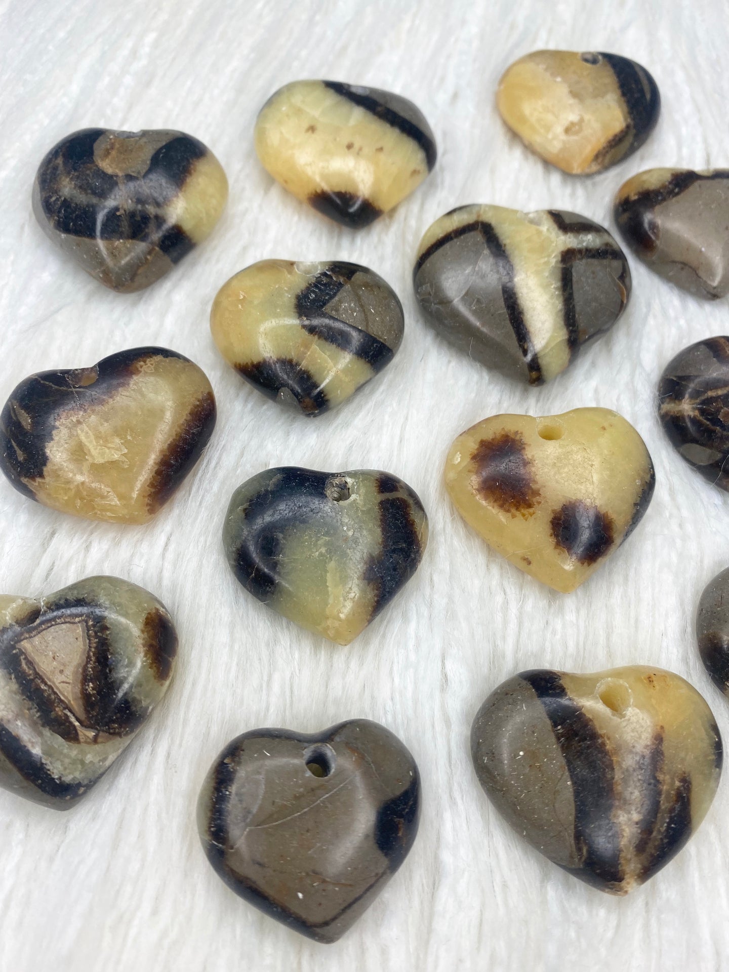 Septarian Drilled Heart