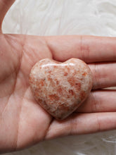 Load image into Gallery viewer, Sunstone Heart Carving
