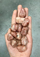 Load image into Gallery viewer, Sunstone tumbled stone

