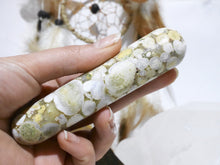 Load image into Gallery viewer, Conglomerate stone crystal massage wand
