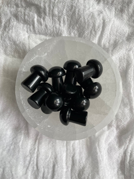 Obsidian mini Mushroom