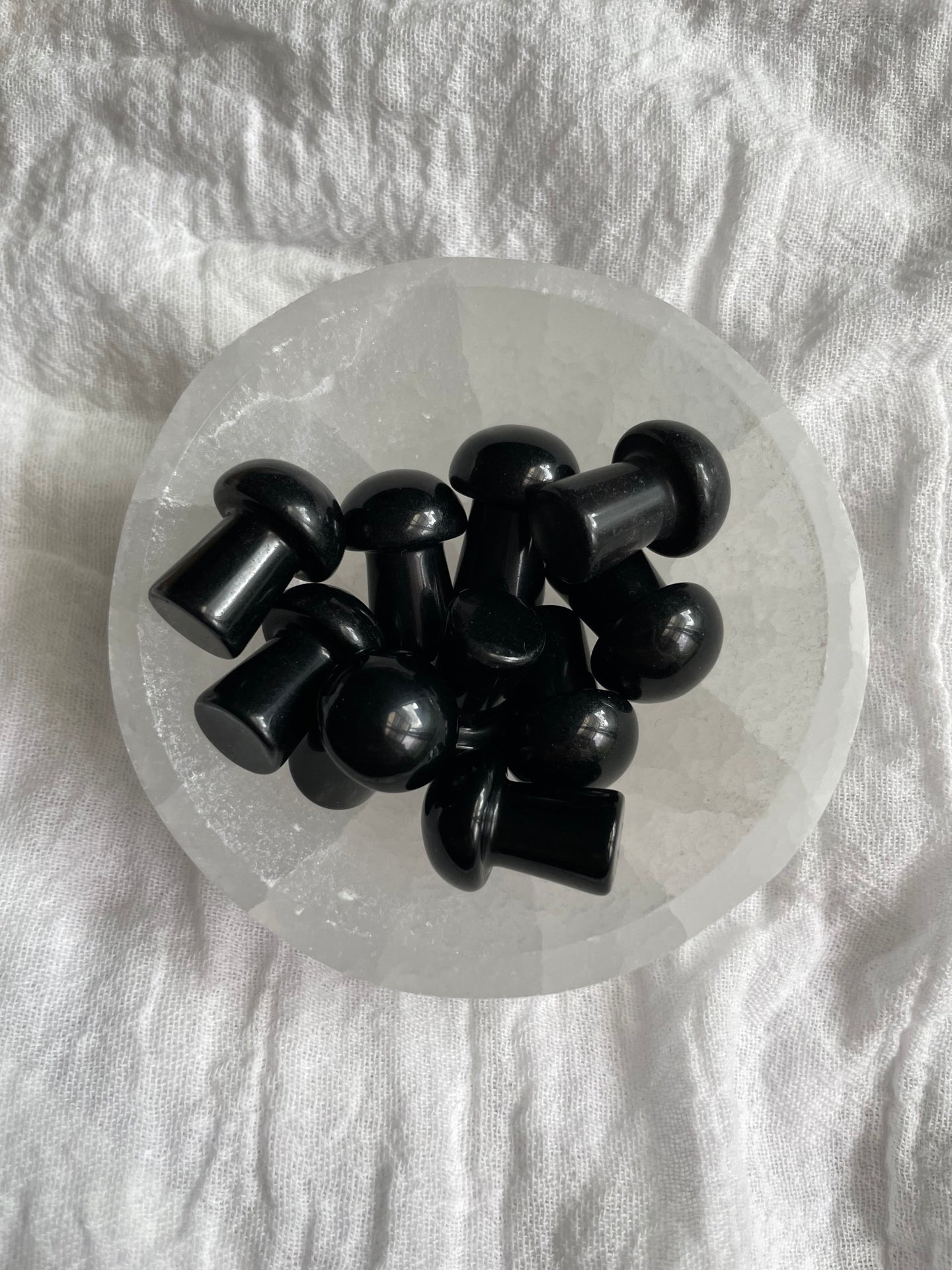 Obsidian mini Mushroom