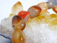 Load image into Gallery viewer, Carnelian tumbled bracelet
