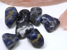 Load image into Gallery viewer, Sodalite tumbled stone
